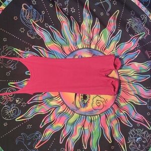 Vibrant Pink Sleeveless Romper